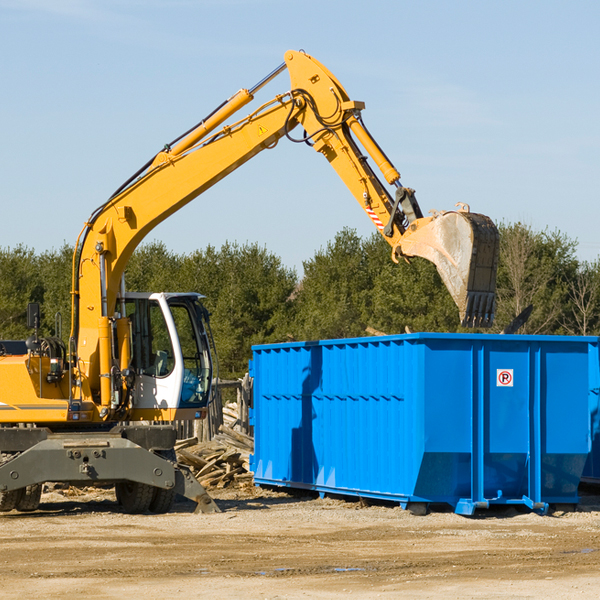 can i choose the location where the residential dumpster will be placed in Montgomery New Jersey